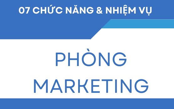 7 Chức năng và Nhiệm vụ của Phòng Marketing Đầy đủ Không thể bỏ qua