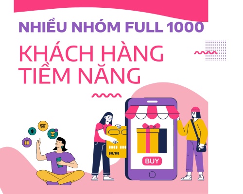 	Khoá học Xây nhiều Nhóm Zalo Full 1000 Khách hàng Tiềm năng Tự động