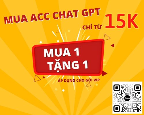 Mua acc Chat Gpt Chỉ từ 15K | Mua Account ChatGPT dùng được Ngay | Mua Nick Chat Gpt Chính chủ