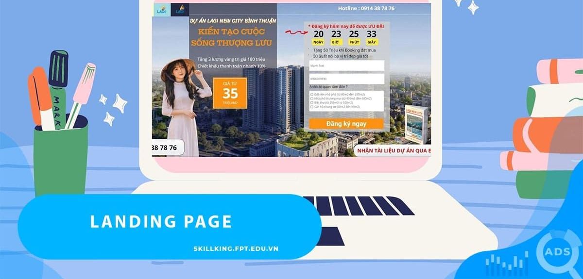 Landing page là gì? Cách thức thu hút khách hàng