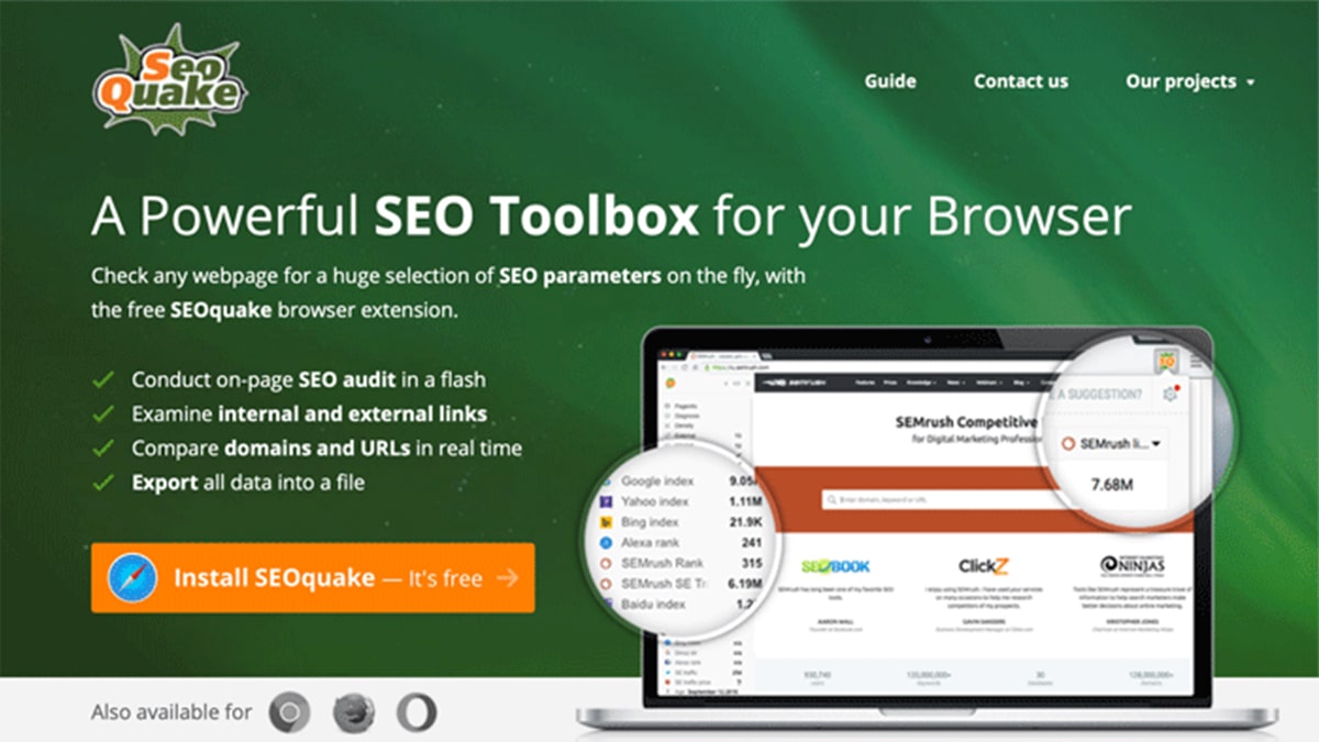SEOquake là gì? Chức Năng Chính Của SEOquake